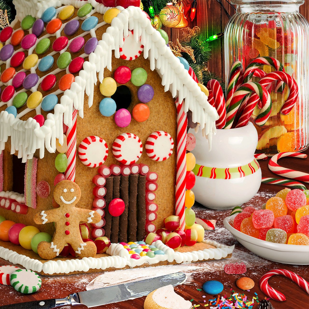 Puzzle Review: Gingerbread House 500 Piece Jigsaw Puzzle by Springbok - The Puzzle Center