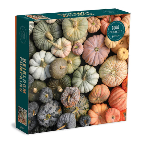 Puzzle Review: Heirloom Pumpkins 1000 Piece Puzzle by Galison - The Puzzle Center