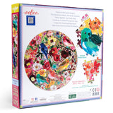 Birds and Blossoms 500 Piece Round Puzzle by eeBoo