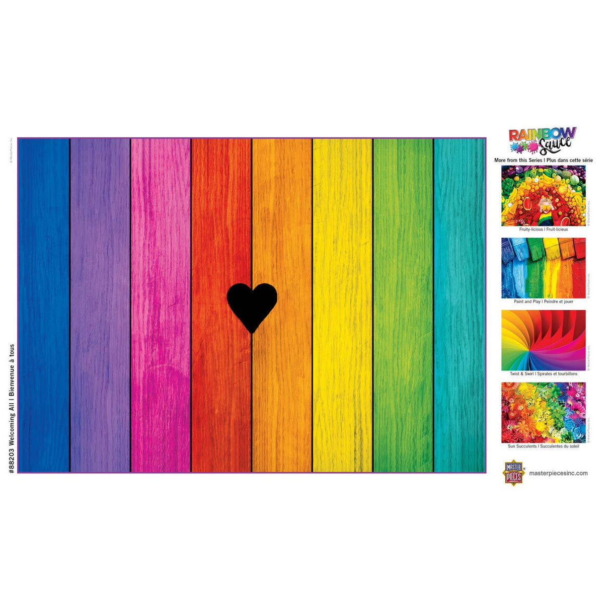 Rainbow Sauce - Welcoming All 500 Piece Puzzle by MasterPieces