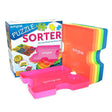 Sort your jigsaw puzzle pieces with these bright and colorful sorting trays