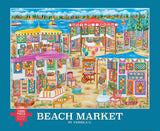 Beach Market 1000-Piece Jigsaw Puzzle by Willow Creek Press