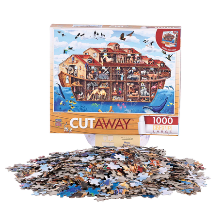 Puzzle Noahs Ark Cutaway 1000 Pieces by Masterpieces