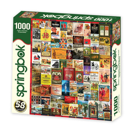 Whiskey & Scotch 1000 Piece Jigsaw Puzzle by Springbok