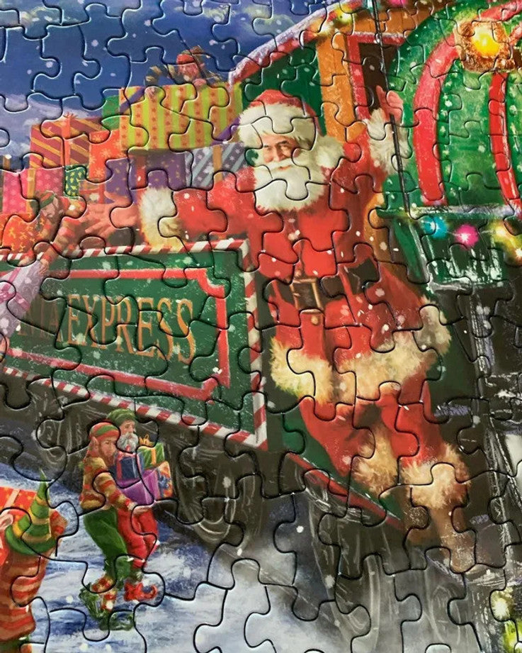 Santa Express 1000 Piece Jigsaw Puzzle by Springbok - A Festive Holiday Adventure