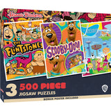 Scooby-Doo puzzle in progress from the Hanna-Barbera 500-piece puzzle pack from Masterpieces