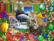 Snow Globe Kittens puzzle by SunsOut with 300 pieces puzzle