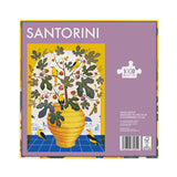 Back of the box of the Santorini 1000 piece puzzle from Cloudberries