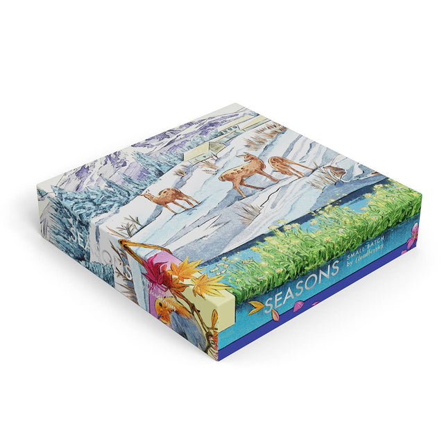 Seasons jigsaw puzzle by Cloudberries featuring four seasonal landscapes