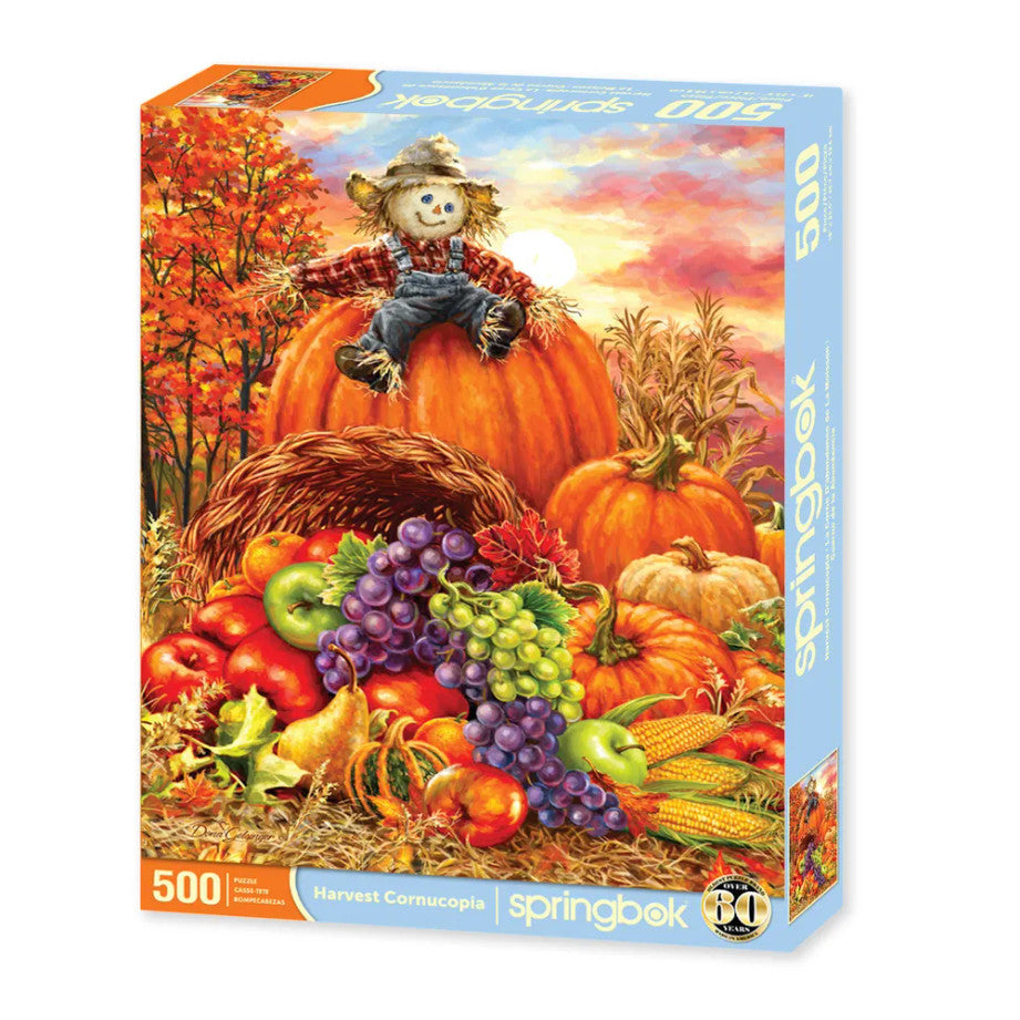 Springbok's Harvest Cornucopia Puzzle with 500 pieces