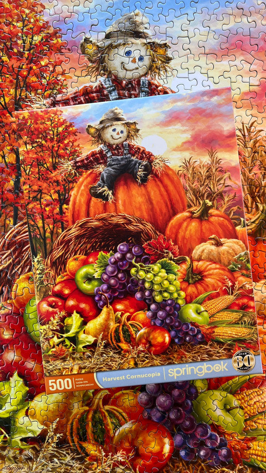 Harvest Cornucopia 500 Piece Jigsaw Puzzle by Springbok