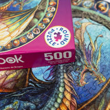 Dragon Heart 500 Piece Round Jigsaw Puzzle by Springbok Puzzles