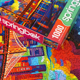 High-quality Springbok puzzle showcasing San Francisco's iconic skyline and bridge at night