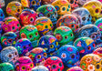 Sugar Skulls puzzle featuring colorful, hand-painted Calaveras inspired by Mexican folk art by Springbok