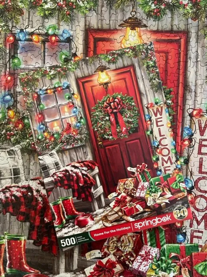 Home for the Holidays 500 Piece Jigsaw Puzzle by Springbok