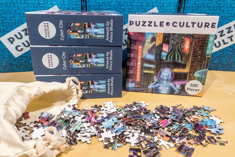 Cyber City Puzzle by Puzzle Culture - 500 Piece Jigsaw Puzzle