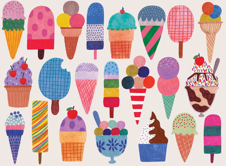 Here's the Scoop Jigsaw Puzzle - 500 Piece Ice Cream Puzzle by Puzzlefolk