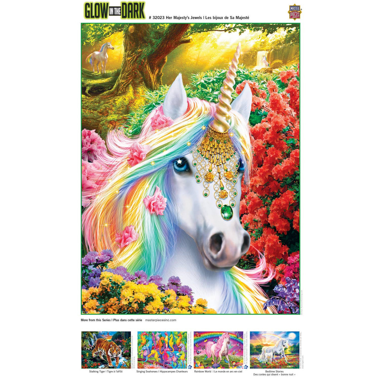 Glow in the Dark - Her Majesty's Jewels 300 Piece Puzzle by MasterPieces