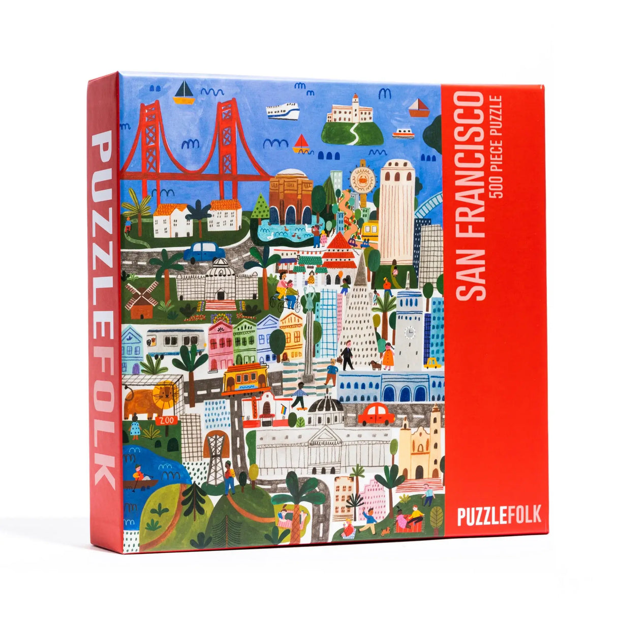 San Francisco 500 Piece Landmarks Puzzle by Puzzlefolk