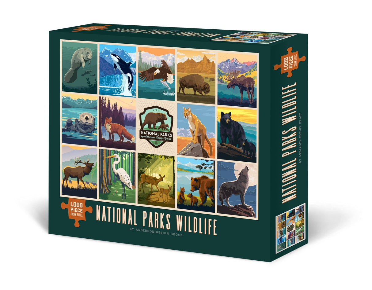 beautiful national park puzzle by willow creek. Animal jigsaw puzzle - 1000 pieces