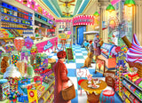 Cream and Ice Jigsaw puzzle with 1000 pieces of an ice cream parlor, bright and colorful by Brain Tree