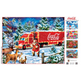 Coca-Cola Christmas Puzzle 300 Pieces EZ Grip - Festive Winter Scene by Masterpieces