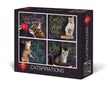 cat puzzle with inspiration - 500 piece puzzle by willow creek with cats