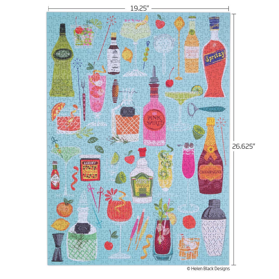 5 O'Clock Somewhere 1000 Piece Puzzle by WerkShoppe Puzzles - WerkShoppe - Jigsaw Puzzles - The Puzzle Center