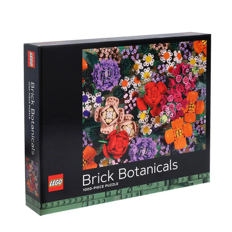 LEGO® Brick Botanicals 1,000 piece puzzle featuring vibrant flowers and plants