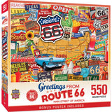 MasterPieces Route 66 puzzle with 550 pieces. 