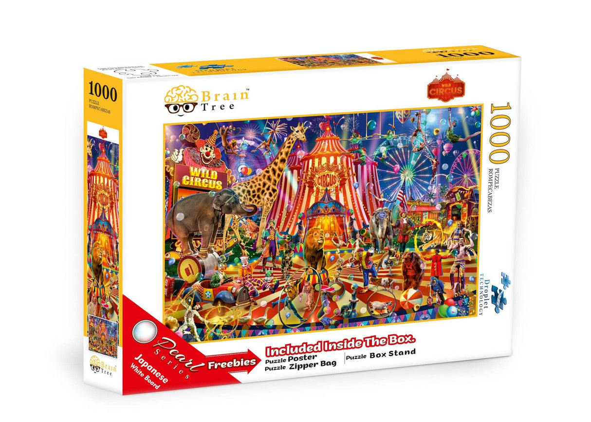 Wild Circus 1000 Piece Jigsaw Puzzle by Brain Tree