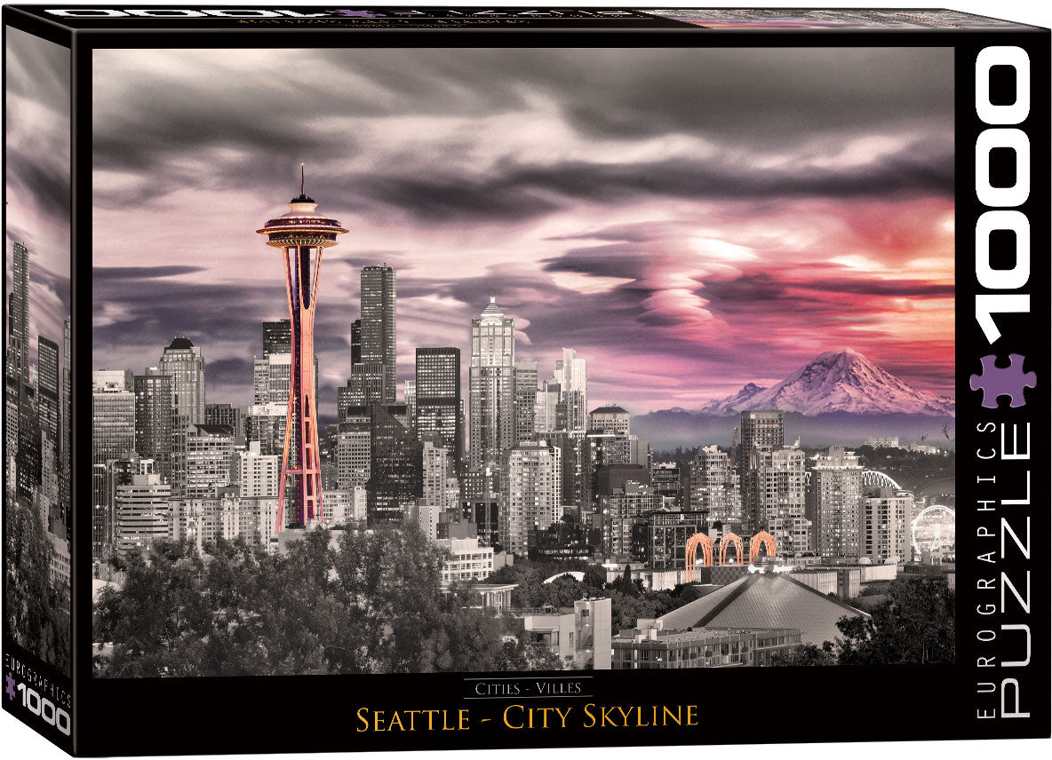 High-quality Seattle skyline jigsaw puzzle from Eurographics