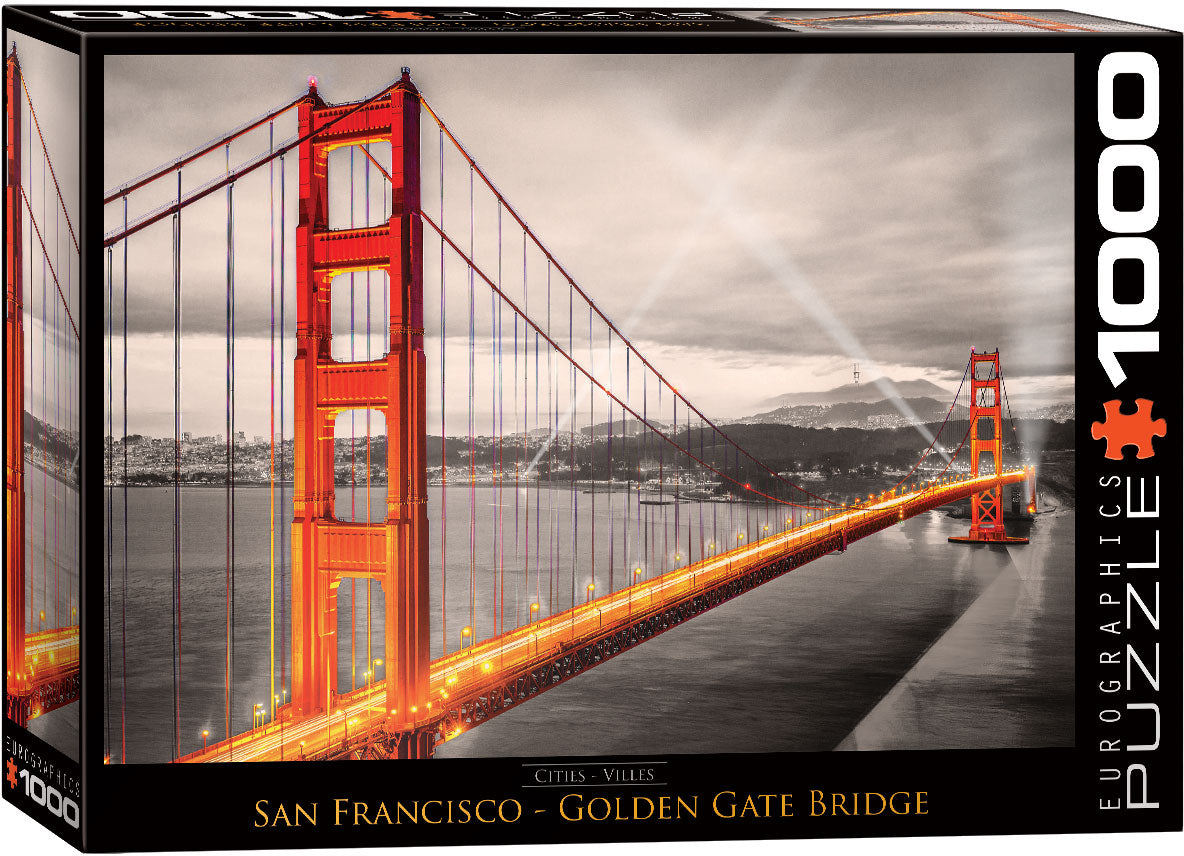 High-quality puzzle featuring San Francisco’s iconic Golden Gate Bridge