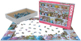 The China Cabinet 1000 Piece Jigsaw Puzzle by Eurographics - Vintage Tea Collection