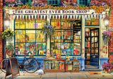 High-quality 1000 piece puzzle of a cozy bookstore by Eurographics