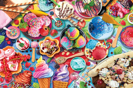 Ice Cream Party 1000 Piece Jigsaw Puzzle by Eurographics - Sweet & Fun