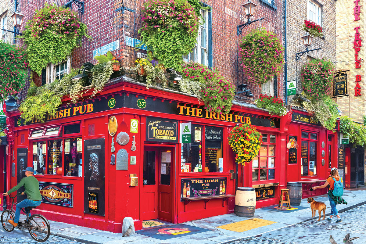 EuroGraphics Irish Pub jigsaw puzzle with vibrant and detailed imagery