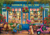 Warm café-themed 1000 piece puzzle by Eurographics