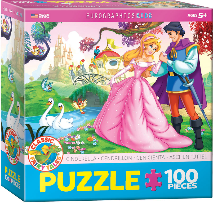 Cinderella 100 Piece Puzzle for Kids by Eurographics - Classic Fairy Tales Collection