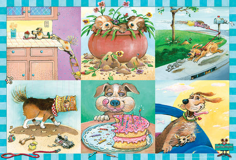 Puppy Trouble 100 Piece Jigsaw Puzzle by Eurographics - Adorable & Fun