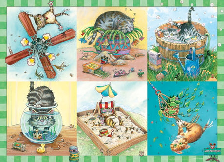 Kitten Trouble 100 Piece Jigsaw Puzzle by Eurographics - Adorable and Fun