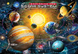 Exploring The Solar System 200 piece jigsaw puzzle featuring planets and stars