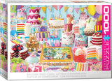 Birthday Cake Party 1000 Piece Jigsaw Puzzle by Eurographics - Sweet & Vibrant