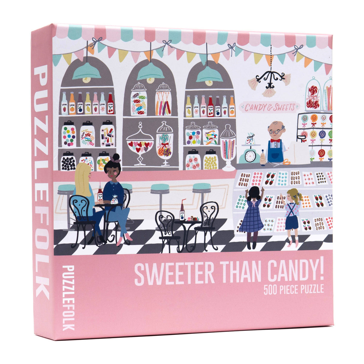 Candy Shop puzzle - Sweeter than Candy by Puzzlefolk 500 piece puzzle