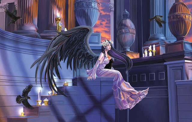 Onyx Angel 550 Piece Fantasy Puzzle by SunsOut