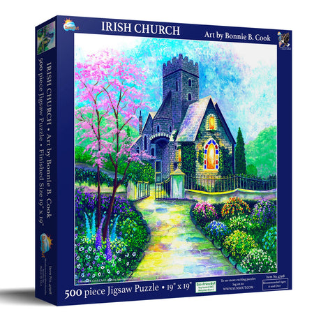 Irish Church 500 Piece Jigsaw Puzzle by SunsOut - Enchanting Irish Beauty