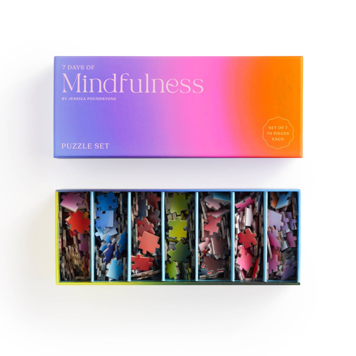 7 Days of Mindfulness by Jessica Poundstone Puzzle Set from Galison - Galison - Jigsaw Puzzles - The Puzzle Center - 