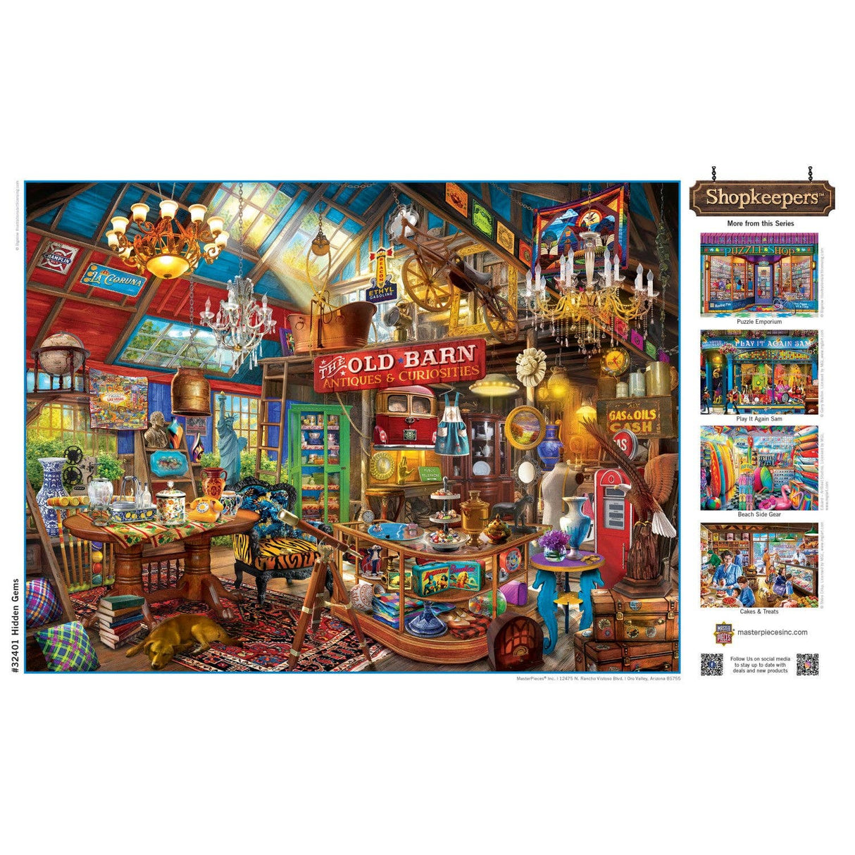 Shopkeepers - Hidden Gems 750 Piece Puzzle by Masterpieces