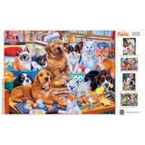 Playful Paws - Baking Cookoff 300 Piece EZ Grip Puzzle by MasterPieces | Adorable Kitten and Puppy Jigsaw Puzzle