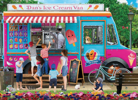 Dan's Ice Cream Van 1000 Piece Jigsaw Puzzle by Eurographics - Fun & Refreshing